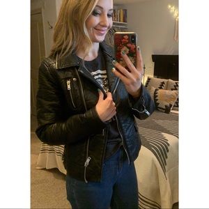 Zara Faux Leather Jacket